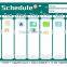 Magnet Chores Chart Weekly Calendar Custom Design Kids Dry Erase Board PET Film