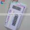 Customerized promotion triple PVC breakaway combo card with QR Code/Bar Code