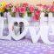 White Red Love Design Wedding Decoration Wooden Photo Frame
