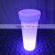 LED remote control planter pot plastic led light flower pot LTT-CF12