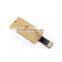 Recycle paper credit card usb flash drive with custom logo