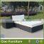 Rattan outdoor furniture sectional sofa with cushion