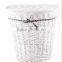 Hand-Woven willow wicker customized dirty Laundry basket