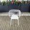 Garden used 6 seater rattan outdoor dining table and chair set