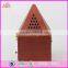 2017 Hot sale antique pyramid design wooden incense furnace W02A258-S