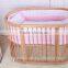 multi-purposes secure healthy wooden baby crib baby bed cot 5 in 1 baby room furniture