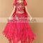 Yifusha coins top and panel skirt set for belly dancing