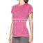 Hot Sale High Quality Women Custom Gym Sports Apparel Printed Logo T shirt