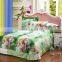 100% linenchina manufacturer digital printed cotton bed linen