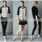 autumn outdoor fashion stylist dot print patched jacket wholesale
