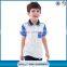 China manufacturer casual contrast color breathable kids polo t shirts wholesale