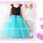 wholesale handmade birthday girls frozen tutu dress fabric fo