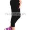 3/4 Length block color mixed design Women's Tights Capri Leggings for running yoga excersize dancing