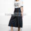 Women's red o neck short sleeve silk screen printing shirt