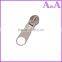 wholesale electroplate A/L nylon zipper slider invisible A/L for different style