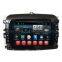 Оптовая продажа новых Fiat 500 2 Din Central DVD Automotivo с TV Player, радио и GPS-навигацией на Android