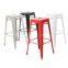 Wholesale Vintage Industrial Cafe Stool Supplier Stackable Metal Bar Stool