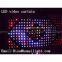 P18LED Vison CurtainWith RGB ,led vision cloth 3m*6m