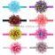 Multi Color Lace Flower Headband Chiffon Hairband Baby Hair Accessories