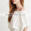 ladies casual tops off shoulder latest design pretty women clothing wholesale