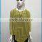 Wholesale stock design woman fashion knitted poncho