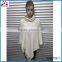 Latest new design knitting pattern winter women poncho