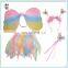 Wand Tutu Boppers Set Cheap Party Kids Girl Fairy Butterfly Wings HPC-0860