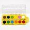 12 colors Non-toxic solid watercolor