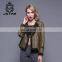 2017 Best New Design Lady Overcoat Women Lamb Leather Jacket