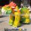 Mechanical interactive dinosaur Scooter coin operated kiddie rides Animatronic Animal Scooter