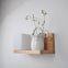 Multi-fuctional Wooden Wall Lamp wall light with Wooden Rack