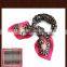 Wholesale custom fashion design satin square scarf