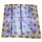 New design cusome high quality polyester satin square scarf