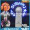 custom led message 4'' aaa battery led mini travel fan