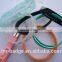Custom promotional print logo football silicone wristband