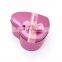 Heart shape gift metal tin candy container