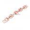  China Fashion Shoes Accessories Rose Gold Color Custom Garment Metal Shoe Buckle