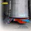flat trailer towed by forklift for warehouse transportation