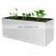 Large indoor copper stainless steel planter box for decor