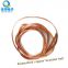 We can supply 8MM flat wire width enameled copper braid belt red copper braid belt