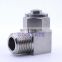 ZG3/8'',O.D 6 mm male thread PU Nylon tube stainless steel y fitting 15mm stainless steel compression fittings ss flanges