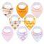 Pink  Newborn 8 PackCotton baby  Organic  burp cloths cotton baby bandana bibs