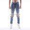 DiZNEW Dongguan manufacturer factory wholesale ripped knee men jeans trousers