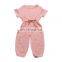 Baby Rompers Solid Color Clothes Infant Boy Girl Short Sleeve jumpsuits Summer Autumn bodysuit Knickerbockers