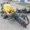 CE Certificated HYSOON mini trencher loader HY380 hydraulic with breaker