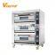 3 Deck 6 Tray Professional Cake Baking Gas Bread Commercial Bakery Oven Prices