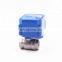 Chinese factory power off auto return electric actuated valve fail safe water valve home automation