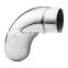 SS304 Stainless Steel Pipe Elbow 90 Degree Stair Balustrade Elbow Pipe Fitting