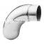 SS304 Stainless Steel Pipe Elbow 90 Degree Stair Balustrade Elbow Pipe Fitting