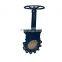 Stainless Steel Disc Hard Sealing PN10 PN16 Motorized Knife Gate Valve